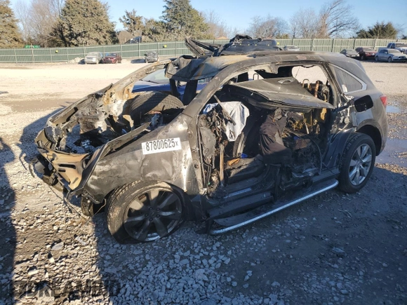 2015 Acura MDX Advance with VIN 5FRYD3H86FB002623, listed as a Copart auction lot 87800625 with Not Provided miles and Salvage Title. Bid and sale history available at DreamBid. Image 1.