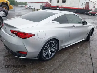 2017 Infiniti Q60 Sport with VIN JN1EV7EKXHM361561, listed as a IAAI auction lot 42247018 with 49,896 mi miles and . Bid and sale history available at DreamBid. Image 4.