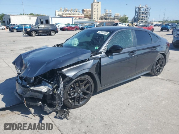 2025 Honda Civic Sport with VIN 2HGFE2F59SH539467, listed as a Copart auction lot 52300485 with 5,527 mi miles and Salvage title. Bid and sale history available at DreamBid. Image 1.