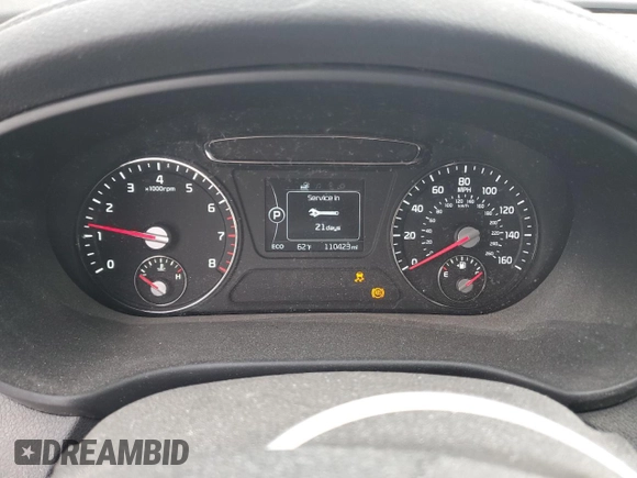2016 Kia Sorento LX z VIN 5XYPGDA52GG107017, wystawiony jako Copart lot #55630995 z przebiegiem 110 423 mil mil oraz Nie do naprawy • Non repairable. Historia ofert i sprzedaży dostępna na DreamBid. Obrazek 9.