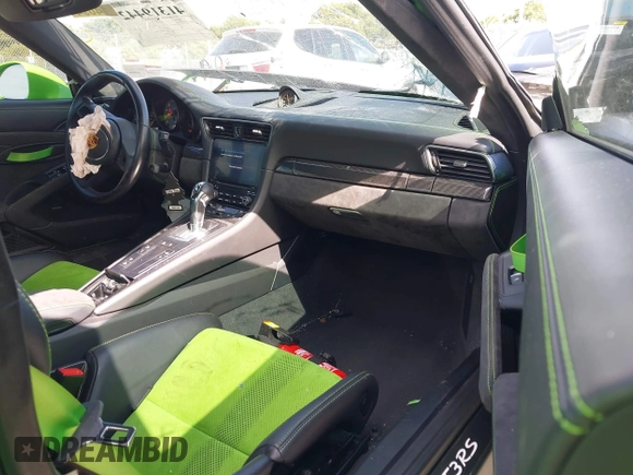 2019 Porsche 911 GT3 RS with VIN WP0AF2A94KS164340, listed as a IAAI auction lot 41319442 with 10,881 mi miles and . Bid and sale history available at DreamBid. Image 5.