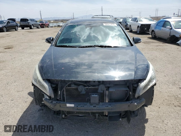 2015 Hyundai Sonata Sport with VIN 5NPE34AB5FH259115, listed as a Copart auction lot 50923435 with 115,160 mi miles and Salvage Title. Bid and sale history available at carsss.com. Image 5.