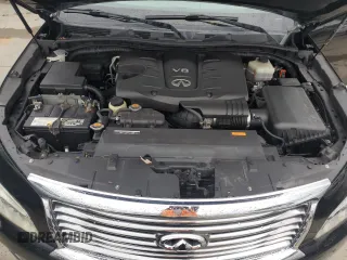 2012 Infiniti QX56 7-passenger with VIN JN8AZ2NF8C9518669, listed as a Copart auction lot 74218614 with 0 mi miles and Non Repairable. Bid and sale history available at carsss.com. Image 12.