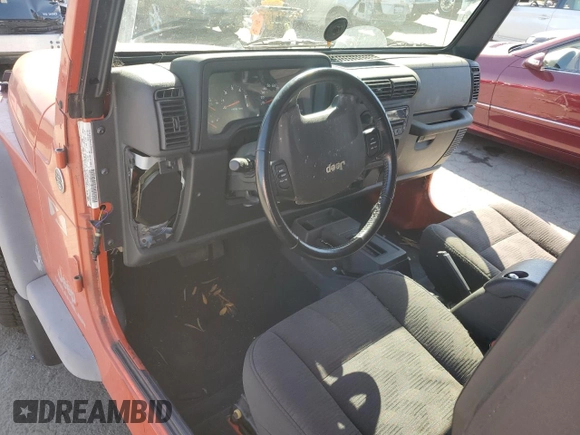 2005 Jeep Wrangler X with VIN 1J4FA39S15P331269, listed as a Copart auction lot 72787684 with 0 mi miles and Salvage Title. Bid and sale history available at carsss.com. Image 8.