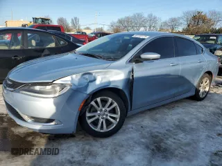2015 Chrysler 200 Limited with VIN 1C3CCCABXFN714756, listed as a Copart auction lot 89199175 with 173,837 mi miles and Salvage Title. Bid and sale history available at DreamBid. Image 1.