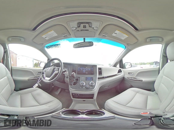 2015 Toyota Sienna XLE with VIN 5TDYK3DC6FS630405, listed as a Copart auction lot 59872045 with 60,306 mi miles and Salvage title. Bid and sale history available at DreamBid. Image 16.
