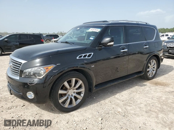 2014 Infiniti QX80 with VIN JN8AZ2NC4E9351199, listed as a Copart auction lot 64503604 with 149,317 mi miles and Salvage Title. Bid and sale history available at carsss.com. Image 1.