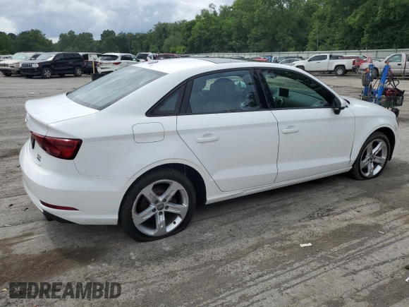 2017 Audi A3 Sedan Premium with VIN WAUB8GFF5H1027798, listed as a Copart auction lot 62002954 with 118,892 mi miles and Salvage Title. Bid and sale history available at carsss.com. Image 3.