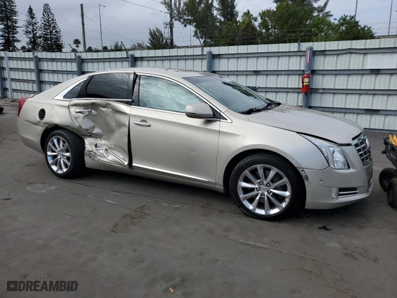 2014 Cadillac XTS Luxury with VIN 2G61N5S36E9268755, listed as a Copart auction lot 45867045 with 76,921 mi miles and Salvage Title. Bid and sale history available at carsss.com. Image 4.