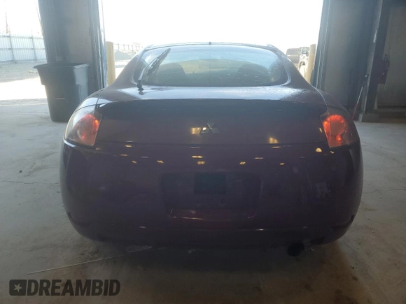 2006 Mitsubishi Eclipse GT with VIN 4A3AK34T76E008626, listed as a Copart auction lot 82657154 with 181,581 mi miles and Non Repairable. Bid and sale history available at carsss.com. Image 6.
