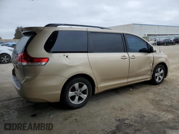 2012 Toyota Sienna LE AAS with VIN 5TDKK3DC7CS240947, listed as a Copart auction lot 55254655 with 145,127 mi miles and Salvage Title. Bid and sale history available at DreamBid. Image 3.