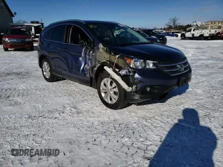 2014 Honda CR-V EX-L with VIN 5J6RM4H78EL048706, listed as a Copart auction lot 47868495 with 212,898 mi miles and Salvage Title. Bid and sale history available at carsss.com. Image 12.