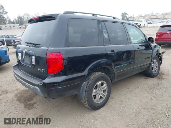 2005 Honda Pilot EX-L с VIN 2HKYF18565H566536, выставлен на аукционе IAAI как лот 42283758 с пробегом 131 630 миль миль и . История ставок и продаж доступна на DreamBid. Изображение 4.