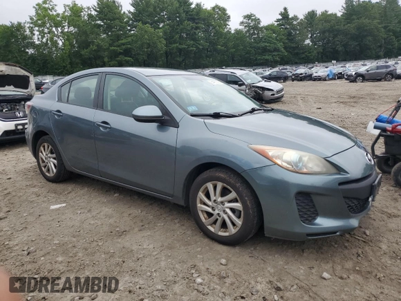 2012 Mazda 3 i Touring with VIN JM1BL1V85C1695014, listed as a Copart auction lot 64487035 with 246,413 mi miles and Clean title. Bid and sale history available at DreamBid. Image 4.