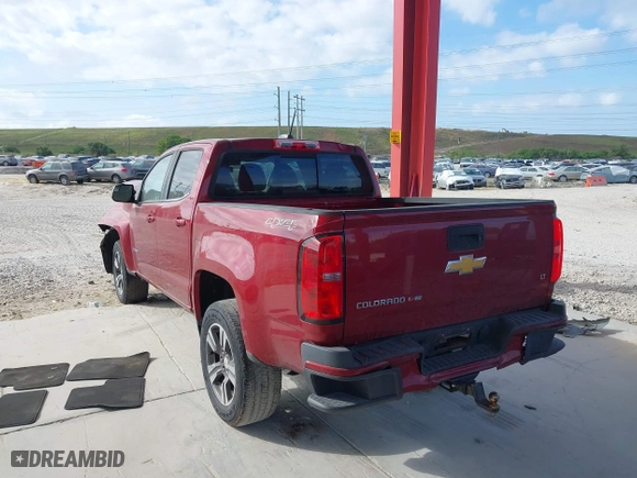 2018 Chevrolet Colorado 4WD LT with VIN 1GCGTCEN4J1128507, listed as a IAAI auction lot 41552143 with 88,470 mi miles. Bid and sale history available at carsss.com. Image 3.