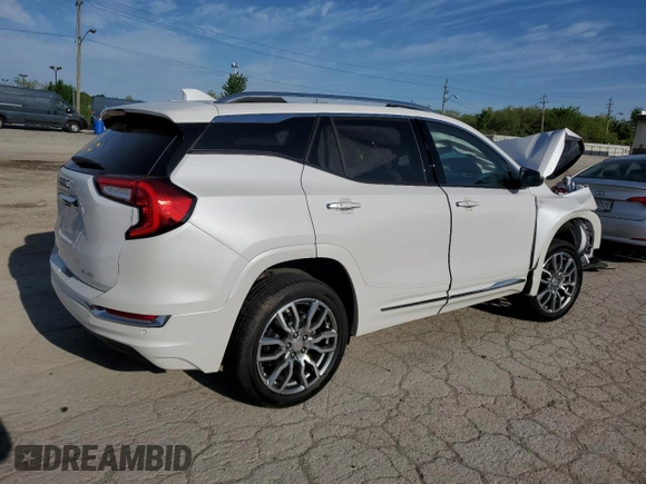 2024 GMC Terrain Denali with VIN 3GKALXEG9RL253848, listed as a Copart auction lot 65416595 with 10,781 mi miles and Salvage title. Bid and sale history available at DreamBid. Image 3.