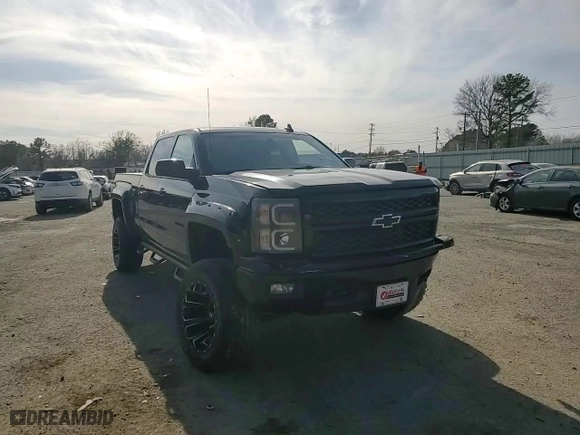 2015 Chevrolet Silverado 1500 LT with VIN 3GCUKREC3FG154371, listed as a Copart auction lot 48111035 with 143,405 mi miles and Salvage Title. Bid and sale history available at carsss.com. Image 10.