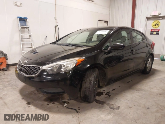 2016 Kia Forte LX with VIN KNAFK4A61G5523911, listed as a IAAI auction lot 41259147 with 114,740 mi miles. Bid and sale history available at carsss.com. Image 18.