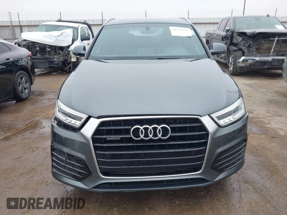 2018 Audi Q3 Premium Plus with VIN WA1JCCFS4JR001486, listed as a IAAI auction lot 41542514 with 70,112 mi miles. Bid and sale history available at carsss.com. Image 12.