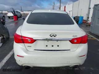 2017 Infiniti Q50 3.0t Premium with VIN JN1EV7AR6HM838957, listed as a IAAI auction lot 41587983 with 52,537 mi miles. Bid and sale history available at carsss.com. Image 16.