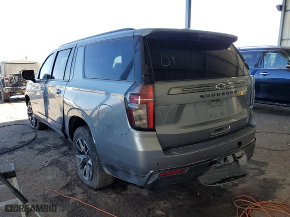 2022 Chevrolet Suburban Z71 with VIN 1GNSKDKDXNR255145, listed as a Copart auction lot 42013475 with 50,606 mi miles and Clean Title. Bid and sale history available at carsss.com. Image 2.