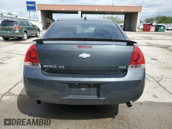 2014 Chevrolet Impala LTZ with VIN 2G1WC5E38E1130730, listed as a Copart auction lot 55465505 with 202,778 mi miles and Salvage title. Bid and sale history available at DreamBid. Image 6.