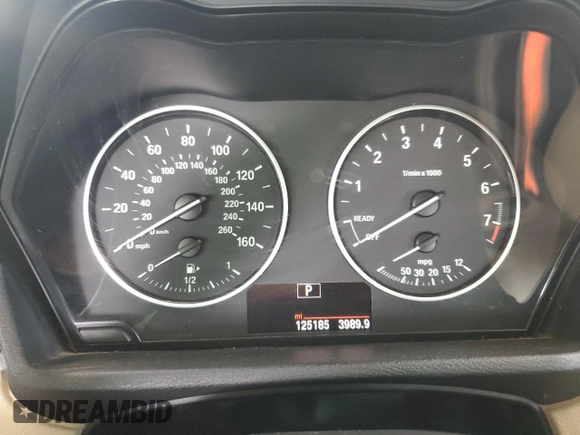 2017 BMW X1 xDrive28i with VIN WBXHT3C35H5F73546, listed as a Copart auction lot 59544545 with 125,185 mi miles and Salvage title. Bid and sale history available at DreamBid. Image 9.