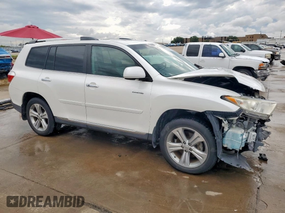 2011 Toyota Highlander Limited with VIN 5TDYK3EH1BS037717, listed as a Copart auction lot 55454495 with 98,824 mi miles and Clean title. Bid and sale history available at DreamBid. Image 4.