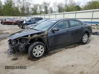 2012 Mazda 6 i Sport with VIN 1YVHZ8BH3C5M29676, listed as a Copart auction lot 55242715 with 199,240 mi miles and Salvage Title. Bid and sale history available at DreamBid. Image 1.