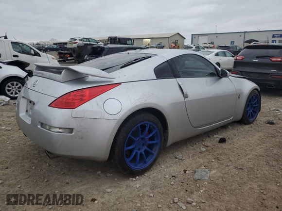 2008 Nissan 350Z Enthusiast with VIN JN1BZ34D38M700938, listed as a Copart auction lot 43349175 with Not provided miles and Salvage title. Bid and sale history available at DreamBid. Image 3.