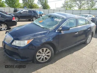 2010 Buick LaCrosse CX with VIN 1G4GB5EG7AF112025, listed as a Copart auction lot 54911805 with Not provided miles and Salvage title. Bid and sale history available at DreamBid. Image 1.