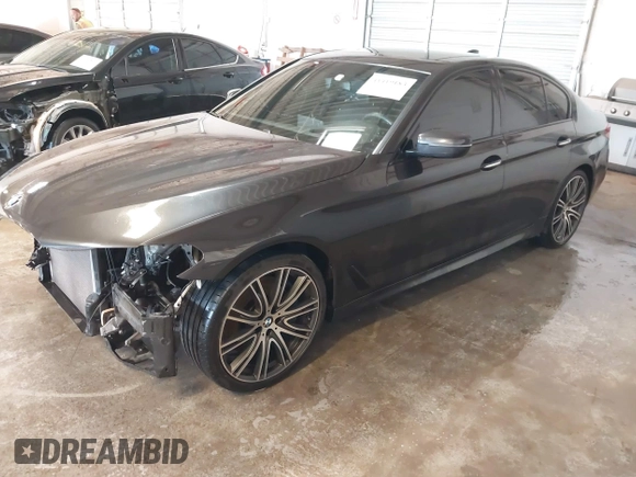 2017 BMW 5 Series 540i with VIN WBAJE5C30HWA92440, listed as a IAAI auction lot 41419183 with 82,139 mi miles and . Bid and sale history available at carsss.com. Image 2.