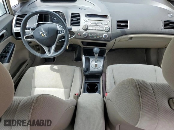 2011 Honda Civic LX with VIN 19XFA1F52BE009180, listed as a Copart auction lot 56288845 with 40,090 mi miles and Non Repairable. Bid and sale history available at DreamBid. Image 8.