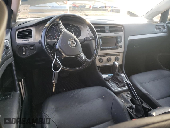 2015 Volkswagen Golf TSI SE with VIN 3VWC17AU5FM505202, listed as a Copart auction lot 81290814 with 299,339 mi miles and Clean Title. Bid and sale history available at DreamBid. Image 8.