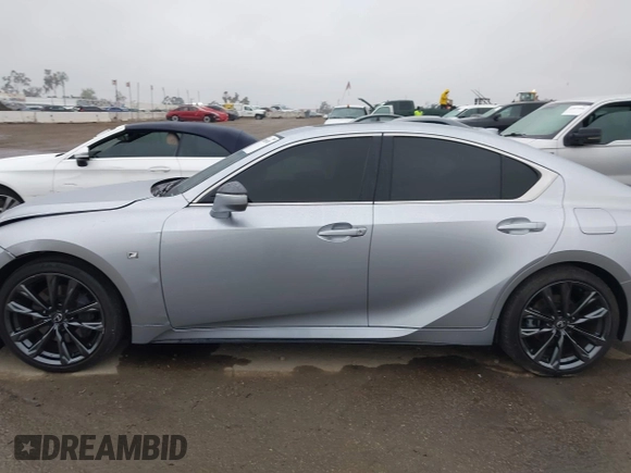 2023 Lexus IS with VIN JTHGZ1B2XP5061022, listed as a IAAI auction lot 41889340 with 28,741 mi miles. Bid and sale history available at carsss.com. Image 14.