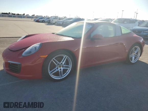 2017 Porsche 911 4 with VIN WP0BA2A99HS132236, listed as a Copart auction lot 79146274 with 0 mi miles and Non Repairable. Bid and sale history available at carsss.com. Image 1.