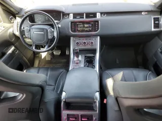 2016 Land Rover Range Rover Sport SVR with VIN SALWZ2EF5GA580299, listed as a Copart auction lot 43380555 with 75,191 mi miles and Clean title. Bid and sale history available at DreamBid. Image 8.