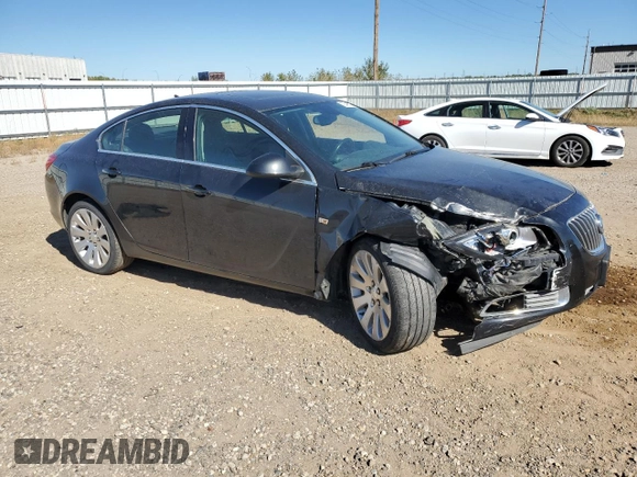 2011 Buick Regal CXL Turbo TO6 with VIN W04G05GV7B1041603, listed as a Copart auction lot 72467774 with 146,729 mi miles and Salvage Title. Bid and sale history available at carsss.com. Image 4.