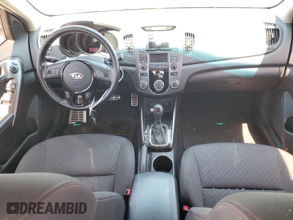 2013 Kia Forte SX with VIN KNAFW4A36D5720854, listed as a Copart auction lot 58159604 with 76,452 mi miles and Salvage Title. Bid and sale history available at carsss.com. Image 8.