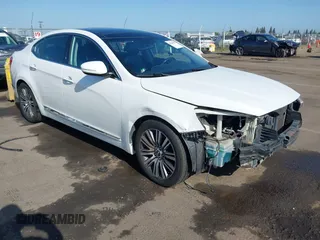 2014 Kia Cadenza Premium z VIN KNALN4D79E5146921, wystawiony jako IAAI lot #42164954 z przebiegiem 170 272 mil mil oraz . Historia ofert i sprzedaży dostępna na DreamBid. Obrazek 1.