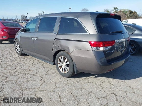 2016 Honda Odyssey EX-L with VIN 5FNRL5H61GB110300, listed as a IAAI auction lot 41949148 with 154,677 mi miles. Bid and sale history available at carsss.com. Image 3.