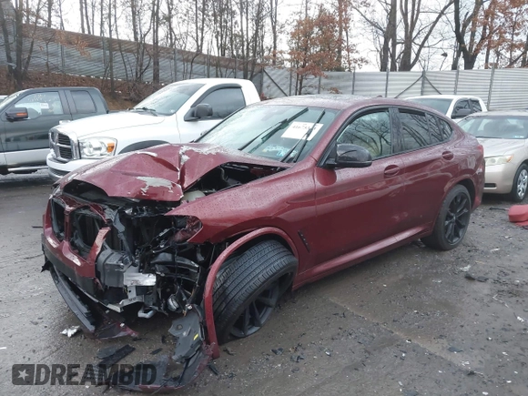 2022 BMW X4 M40i with VIN 5UX43DT09N9J96761, listed as a IAAI auction lot 41675333 with Not provided miles and . Bid and sale history available at DreamBid. Image 23.