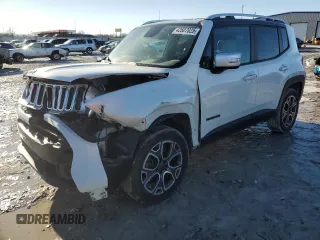 2015 Jeep Renegade Limited with VIN ZACCJBDT0FPB59788, listed as a Copart auction lot 42607025 with 60,191 mi miles and Salvage Title. Bid and sale history available at DreamBid. Image 1.