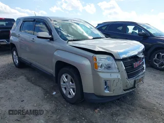 2015 GMC Terrain SLE with VIN 2GKALMEK8F6329370, listed as a IAAI auction lot 42520128 with 45,982 mi miles and . Bid and sale history available at DreamBid. Image 1.