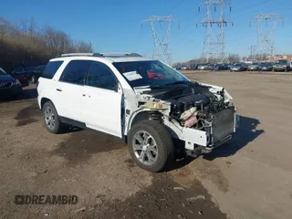 2016 GMC Acadia SLT with VIN 1GKKVRKD5GJ293742, listed as a IAAI auction lot 41800017 with 108,755 mi miles. Bid and sale history available at carsss.com. Image 1.