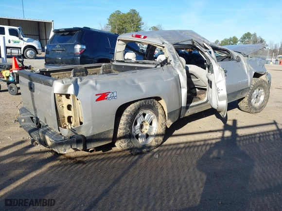 2007 Chevrolet Silverado 1500 LTZ with VIN 3GCEK13M47G546553, listed as a IAAI auction lot 41587237 with 1 mi miles. Bid and sale history available at carsss.com. Image 4.