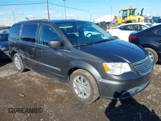 2016 Chrysler Town & Country Touring with VIN 2C4RC1BG5GR207496, listed as a IAAI auction lot 41908883 with 68,910 mi miles. Bid and sale history available at carsss.com. Image 1.