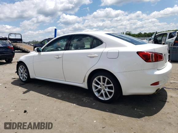 2011 Lexus IS 250 with VIN JTHCF5C24B5050197, listed as a Copart auction lot 60428695 with 180,735 mi miles and Clean title. Bid and sale history available at DreamBid. Image 2.