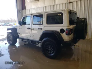 2023 Jeep Wrangler Sport S with VIN 1C4HJXDG3PW635415, listed as a Copart auction lot 48016565 with 31,494 mi miles and Salvage Title. Bid and sale history available at DreamBid. Image 2.