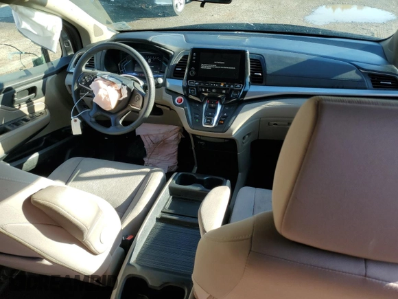 2019 Honda Odyssey EX with VIN 5FNRL6H57KB087417, listed as a Copart auction lot 83984874 with 89,909 mi miles and Salvage title. Bid and sale history available at DreamBid. Image 8.